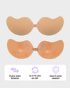 SheCurve Mango Shaped Breathable Self-Adhesive Invisible Bra for Ultimate Lift