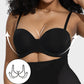 Comfortable Molded Cup Underwire Bra with Removable Straps for Versatile Support