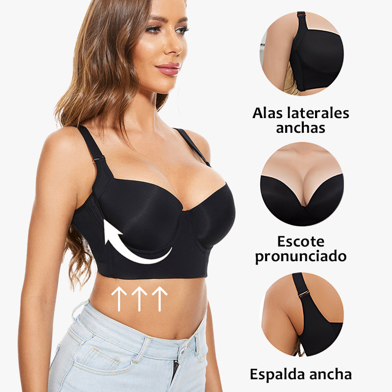 SheCurve® Seamless Push-Up Back Smoothing Bra: Ultimate Comfort & Support