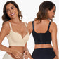 SheCurve® Ultimate Smoothing Back Push-Up Bra 2-Pack: Black & Beige Comfort