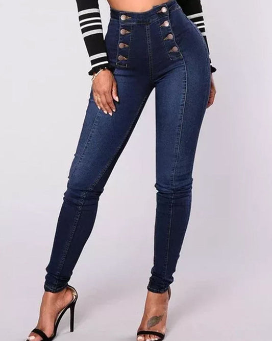 SheCurve High-Waisted Stretch Jeans: Butt-Lifting, Shaping, Ultra Soft, Breathable Comfort