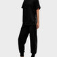 Chic Breathable Linen Blend 2-Piece Lounge Set with Zipper Slits