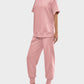 Chic Breathable Linen Blend 2-Piece Lounge Set with Zipper Slits