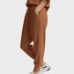 Ultra-Soft Ribbed Half-Zip Hoodie & Joggers Lounge Set for Women