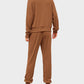 Ultra-Soft Ribbed Half-Zip Hoodie & Joggers Lounge Set for Women