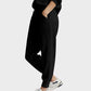 Ultra-Soft Ribbed Half-Zip Hoodie & Joggers Lounge Set for Women