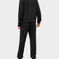 Ultra-Soft Ribbed Half-Zip Hoodie & Joggers Lounge Set for Women