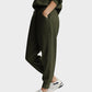 Ultra-Soft Ribbed Half-Zip Hoodie & Joggers Lounge Set for Women