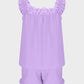 Women's Soft Ruffle Tank Top Shorts Pajama Set – Comfy Lounge Sleepwear