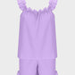 Women's Soft Ruffle Tank Top Shorts Pajama Set – Comfy Lounge Sleepwear