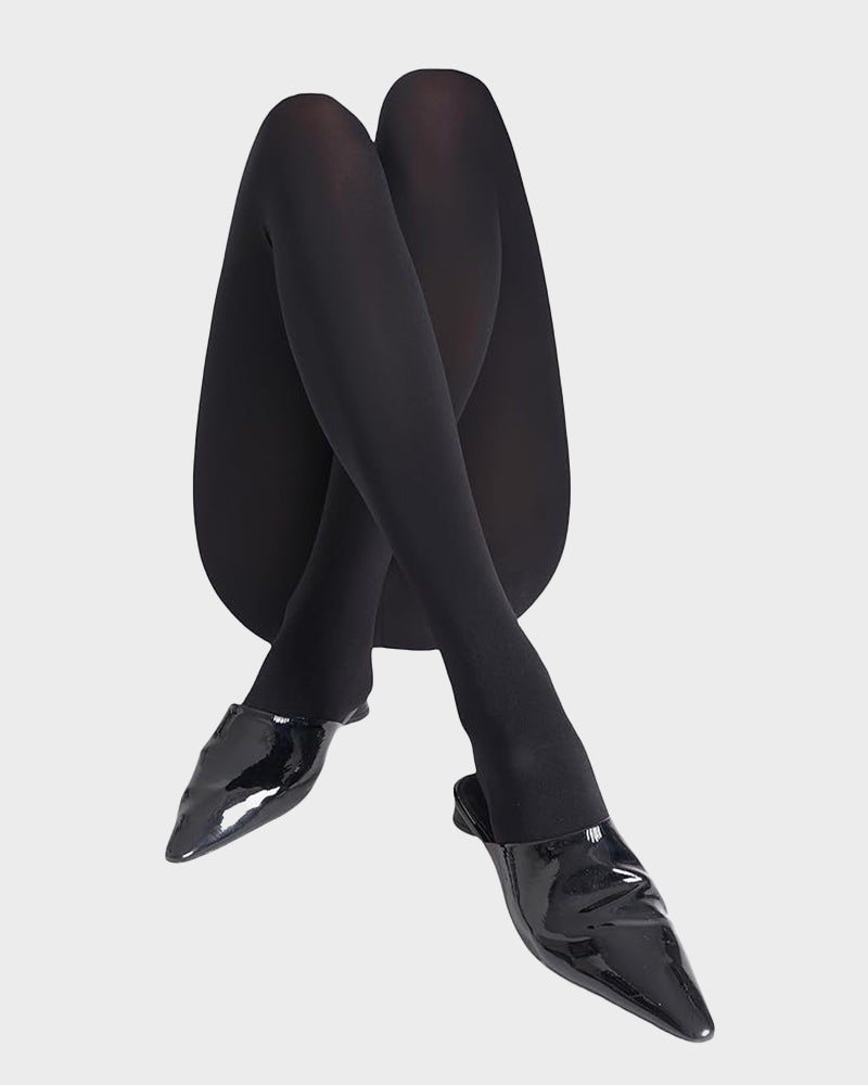 Ultra-Soft 200D Velvet Opaque Tights - Stretchy, Comfortable, and Warm