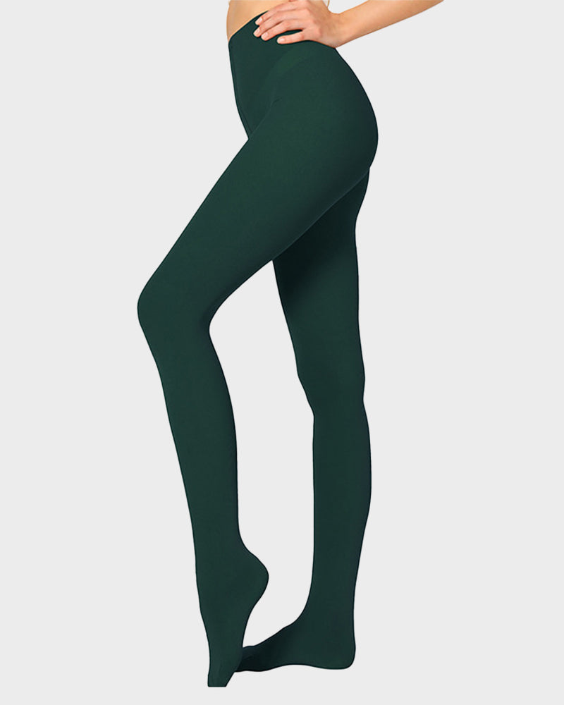 Ultra-Soft 200D Velvet Opaque Tights - Stretchy, Comfortable, and Warm