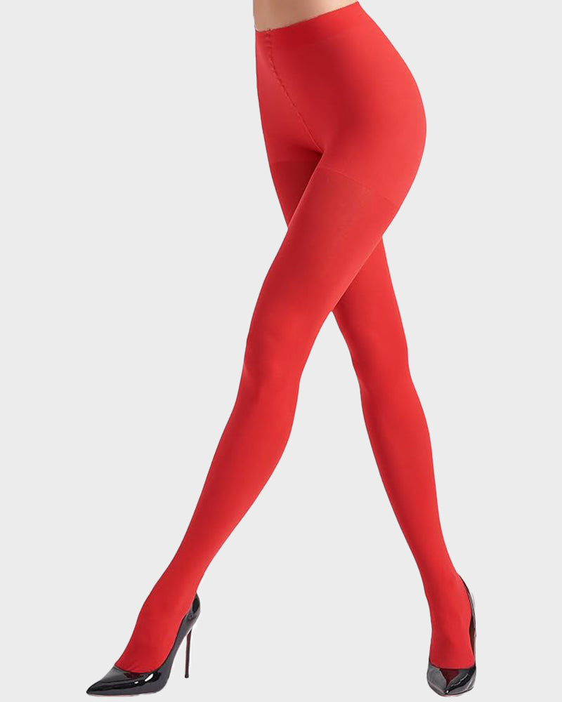Ultra-Soft 200D Velvet Opaque Tights - Stretchy, Comfortable, and Warm
