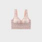 Wireless Back Smoothing V-Neck Seamless Tank Bra with Comfort Support