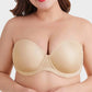 Versatile Underwire Bandeau Bra with Removable Straps for Seamless Support