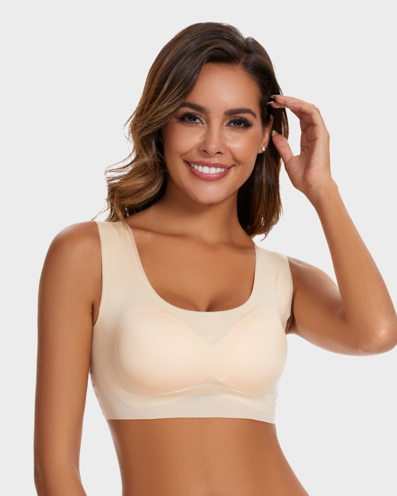 Shecurve Ultra Comfort Wirefree Shaping Bra: Breathable, Seamless, Supportive for Active Lifestyles
