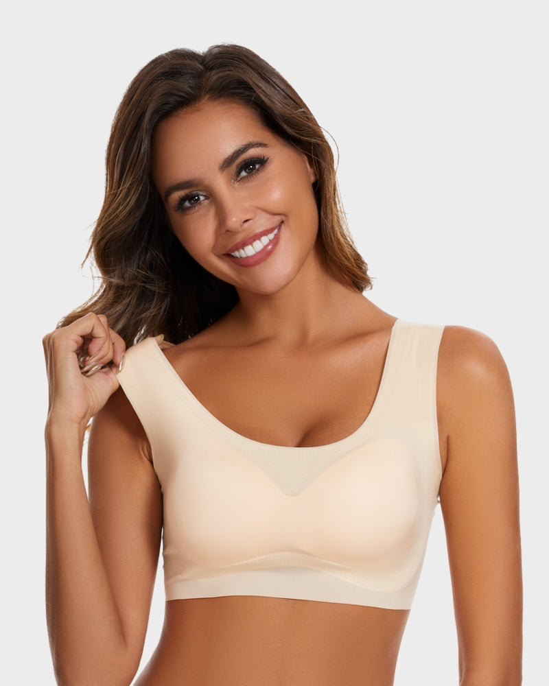 Shecurve Ultra Comfort Wirefree Shaping Bra: Breathable, Seamless, Supportive for Active Lifestyles