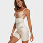 SheCurve High Waist Cross Compression Mid-Thigh Shaping Shorts 2-Pack