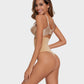 SheCurve Seamless High-Waisted Thong Shaper Panty 2-Pack for Tummy Control