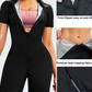 SheCurve Women's Full Body Slimming Sauna Suit Shapewear - Zipper Closure, Sweat Enhancing