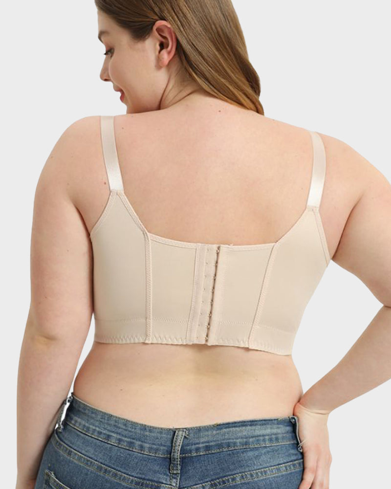 SheCurve Ultimate Lift Back Smoothing Bra 2-Pack: Black & Beige Comfort