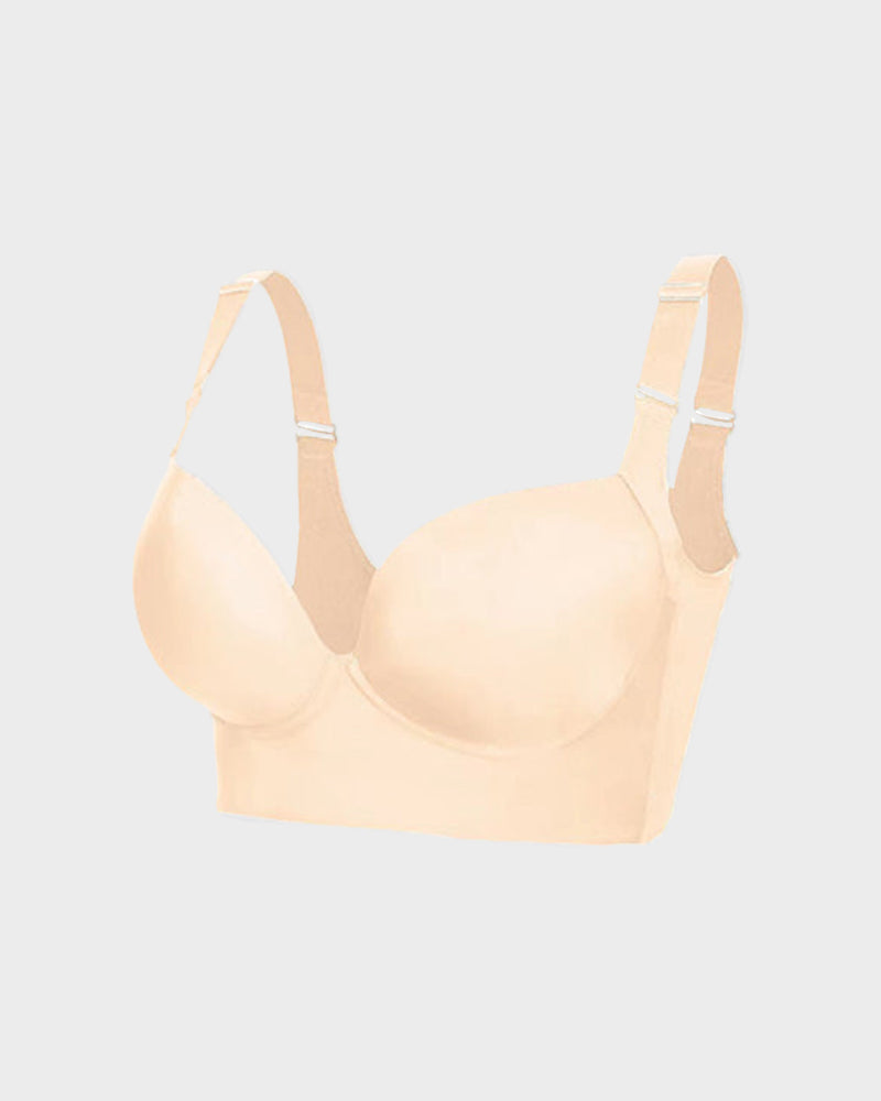 SheCurve Ultimate Lift Back Smoothing Bra 2-Pack: Black & Beige Comfort