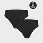 Invisible Seamless Comfort Thong Panties 2-Pack for Women Everyday Wear