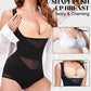 Open Bust Cross Compression Body Shaper for Tummy Control & Posture Support