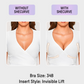 Comfortable Breathable Silicone Self-Adhesive Invisible Push-Up Bra 2-Pack