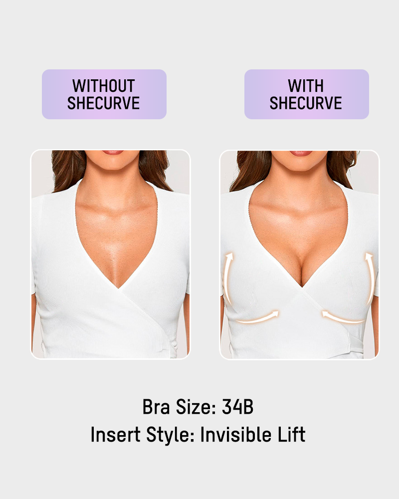 Comfortable Breathable Silicone Self-Adhesive Invisible Push-Up Bra 2-Pack