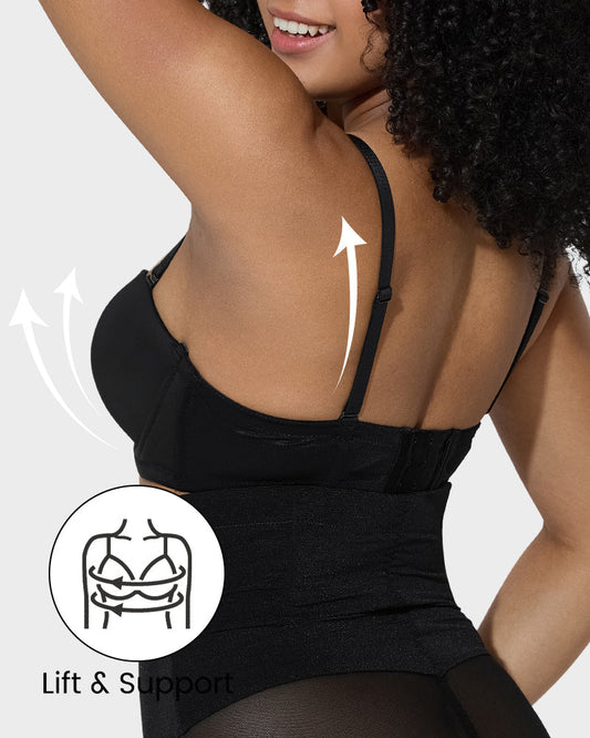 Comfortable Molded Cup Underwire Bra with Removable Straps for Versatile Support