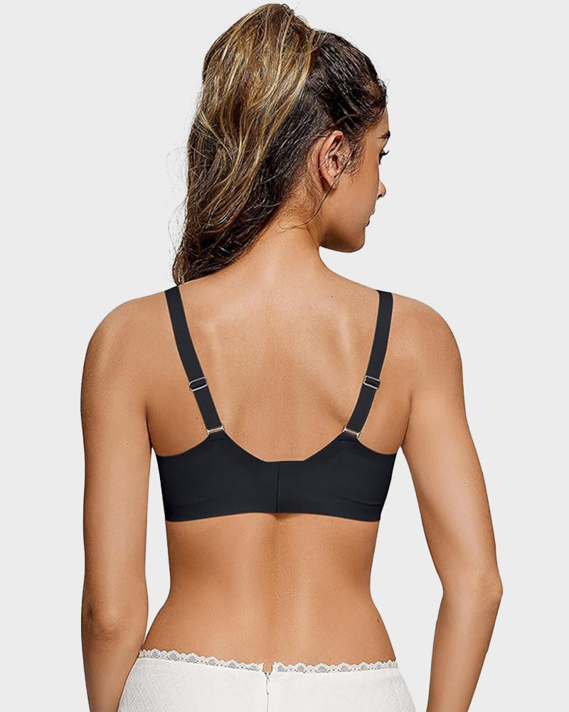 Shecurve Seamless Soft Comfort Wireless Mesh Bra for Everyday Smooth Support