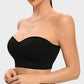 Ultimate Comfort Non-Slip Bandeau Bra: Seamless, Wireless, Strapless Support