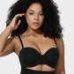 Comfortable Molded Cup Underwire Bra with Removable Straps for Versatile Support