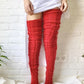 Warm Cable Knit Over-Knee Socks: Cozy, Stylish, Luxurious Winter Comfort