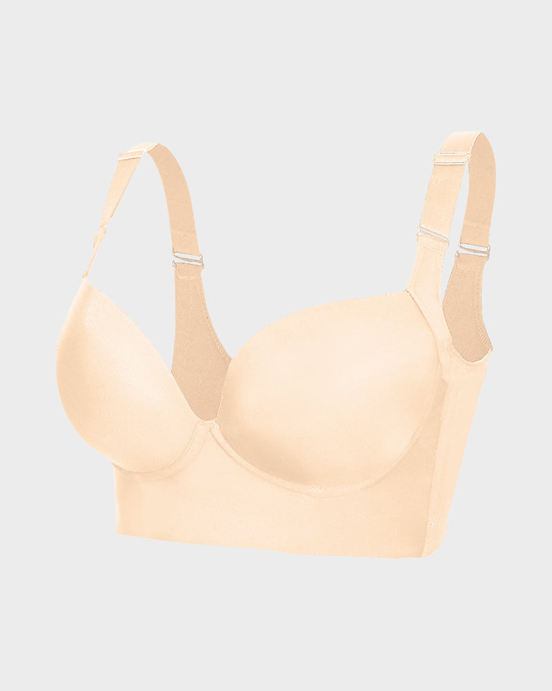 SheCurve Seamless Wireless Push Up Smoothing Bra for Daily Comfort