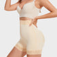 Boned High Waist Tummy Control Shaping Shorts with Zipper & Hooks