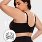Elegant Leaf Lace Full Coverage Unlined Push-Up Bra for Enhanced Shape