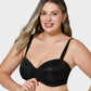 SheCurve Ultimate Comfort Push Up Unlined Bra with Removable Straps