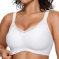 Womens Wireless Bras V Mesh Comfortable Bralette Supportive
