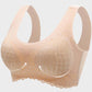 3-Pack Comfortable No Wire Seamless Push Up Bras for Everyday Support