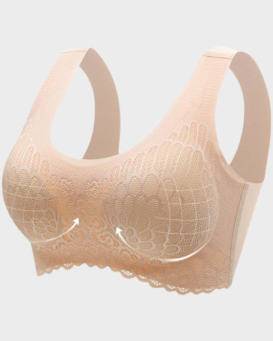 3-Pack Comfortable No Wire Seamless Push Up Bras for Everyday Support