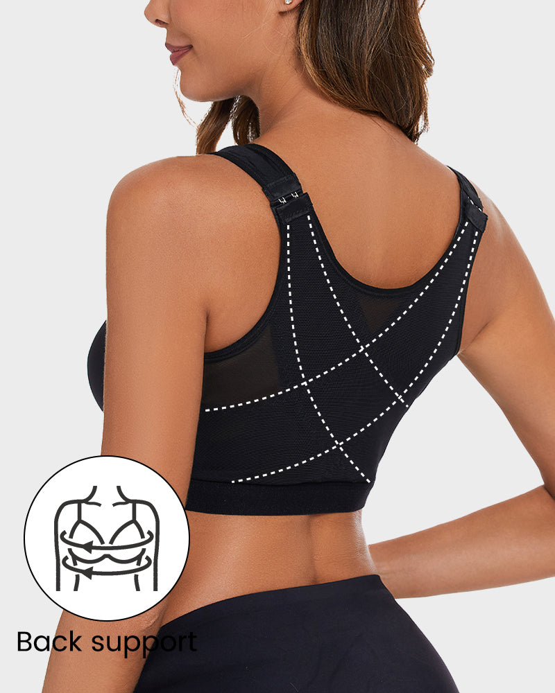 Ultimate Comfort X-Shaped Back Posture Support Bra for Lift & Smoothing