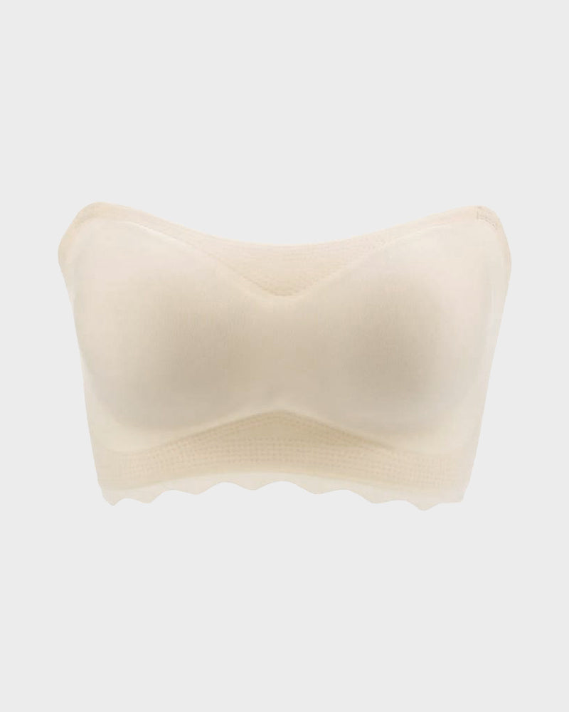 Plus Size Invisible Strapless Push Up Bra: Wireless, Backless, Reusable Lifting