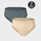 SheCurve Seamless Everyday Brief Panties (2-Pack) – Smooth, Comfortable Women's Underwear