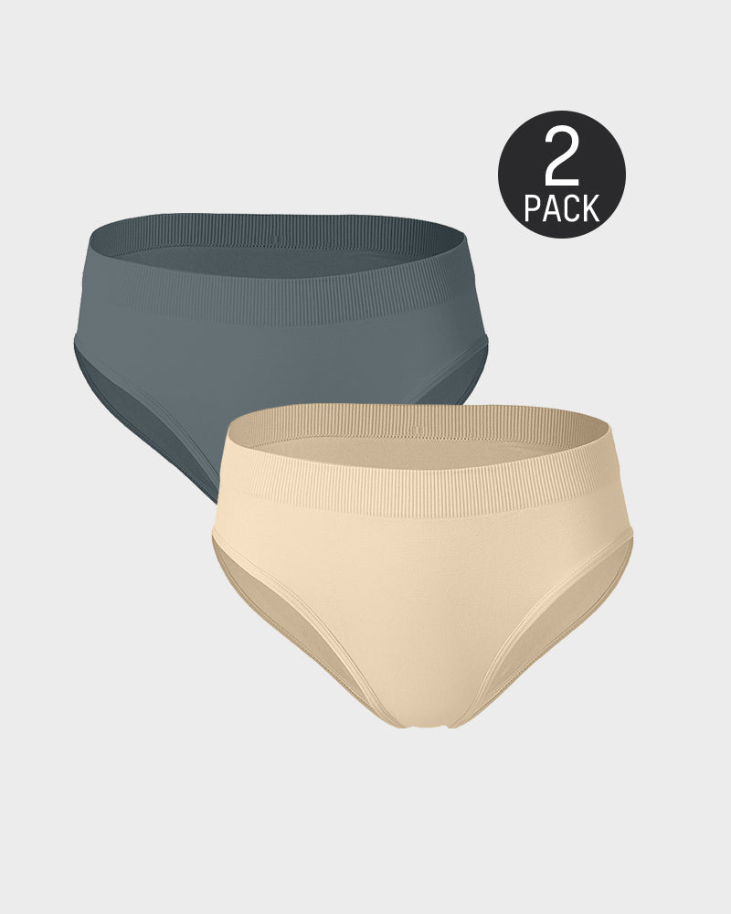 SheCurve Seamless Everyday Brief Panties (2-Pack) – Smooth, Comfortable Women's Underwear