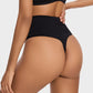 Seamless Mid-Waist Tummy Control Thong Panty 2-Pack for Smooth Shaping