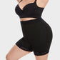 Boned High Waist Tummy Control Shaping Shorts with Zipper & Hooks