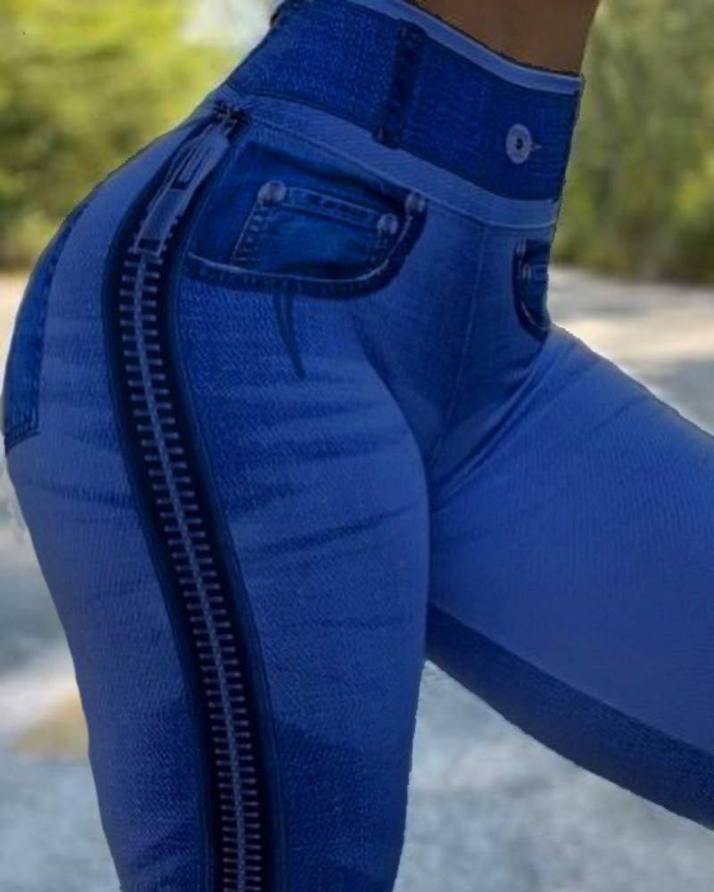 SheCurve High Waist Peach Lift Sports Leggings - Moisture-Wicking Performance