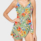 Stylish Plus Size Tummy Control One-Piece Swimsuit for Women, Slimming Fit